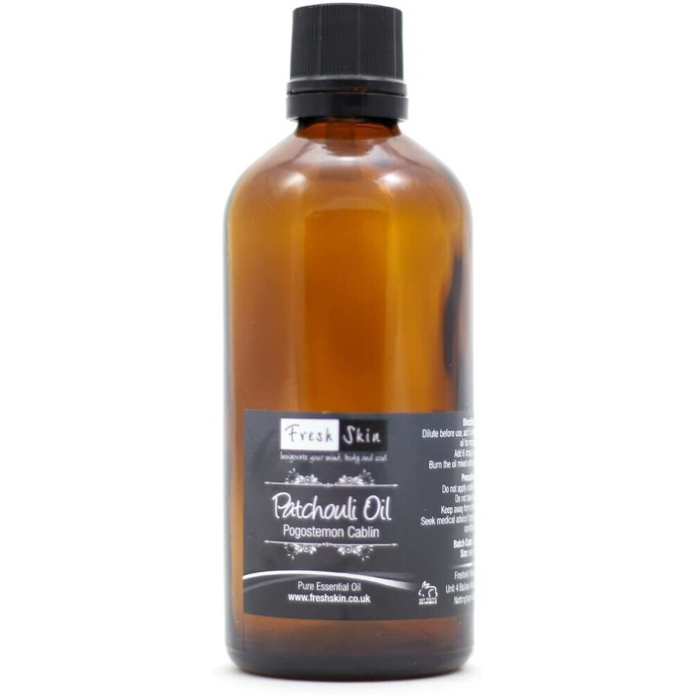Freshskin Beauty Ltd Light/Yellow/Dark | Patchouli Essential Oil - 100Ml - 100% Pure & Natural Essential Oils