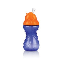 Nuby No-Spill Flip-It Cup, 10 Ounce, Enkel Pack van 1 Cup, Kleuren Kunnen Variëren