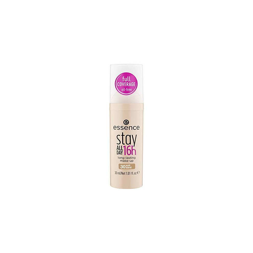 Essence Stay All Day Makeup Foundation Long-Lasting Make-Up - Soft Sand, 30 Ml.