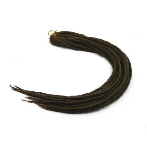 Elysee Star Dreads #10 Lighter Brown Dreadlocks Double Ended Synthetic Dread