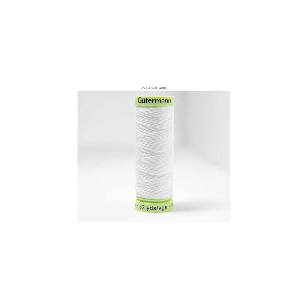 Gutermann White 30mtr/33yd Top-Stitch Polyester Thread, 5.5x1.8x1.8 cm