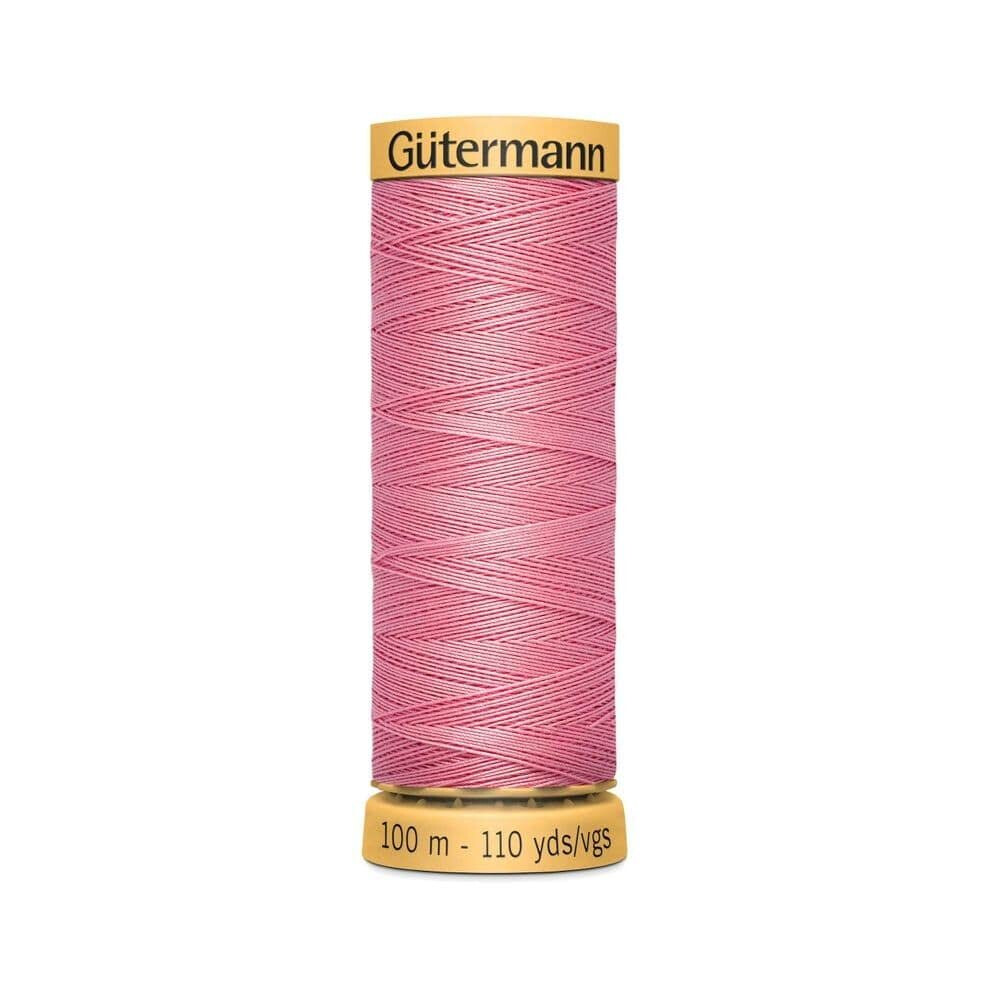Gütermann 744484 5110 Gutermann Natural Cotton 100Mtr, Pig Eb2536 Pink