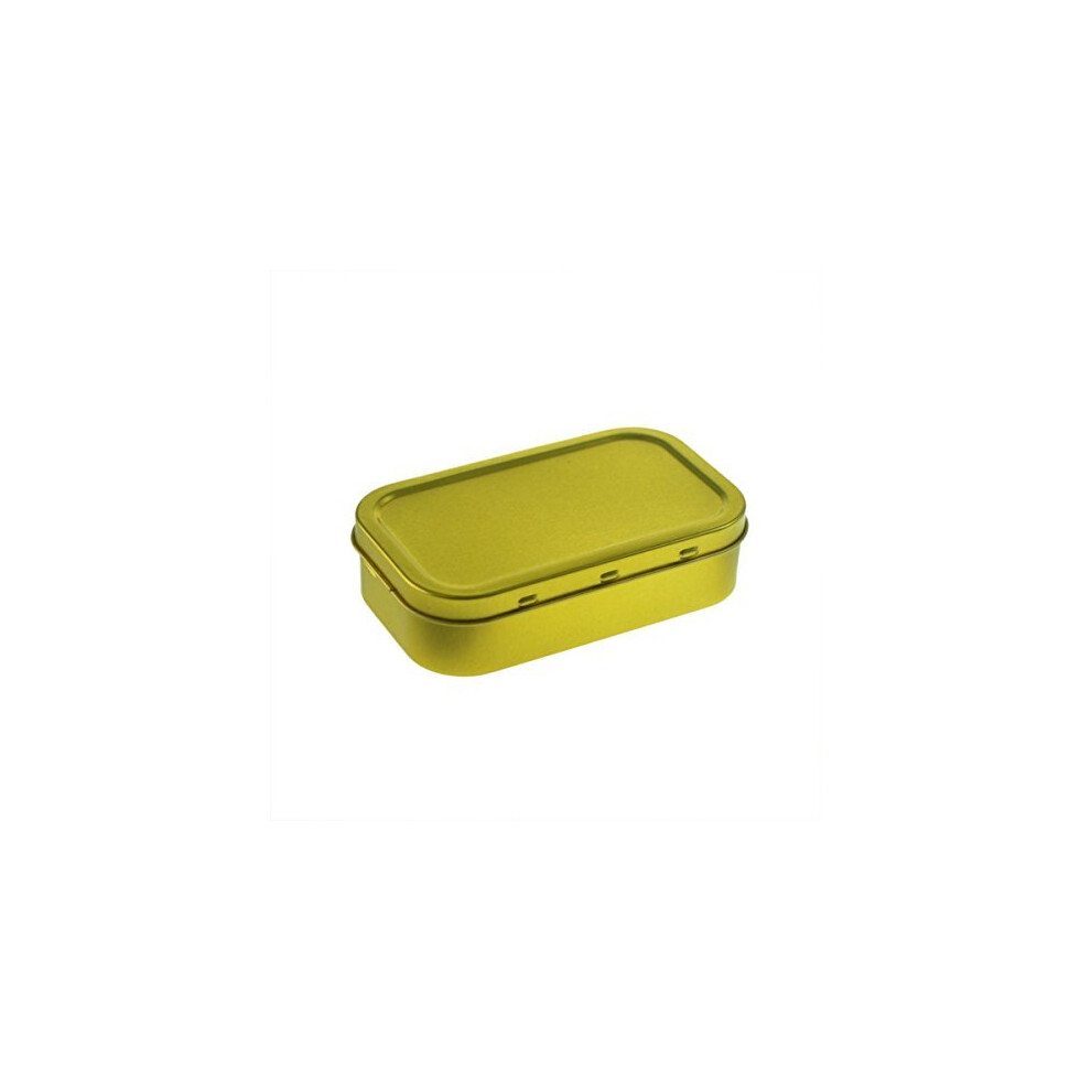 Smoking Accessories - Tobacco Tin Gold Blank Colour 1Oz Tobacco Tin And Storage Tin