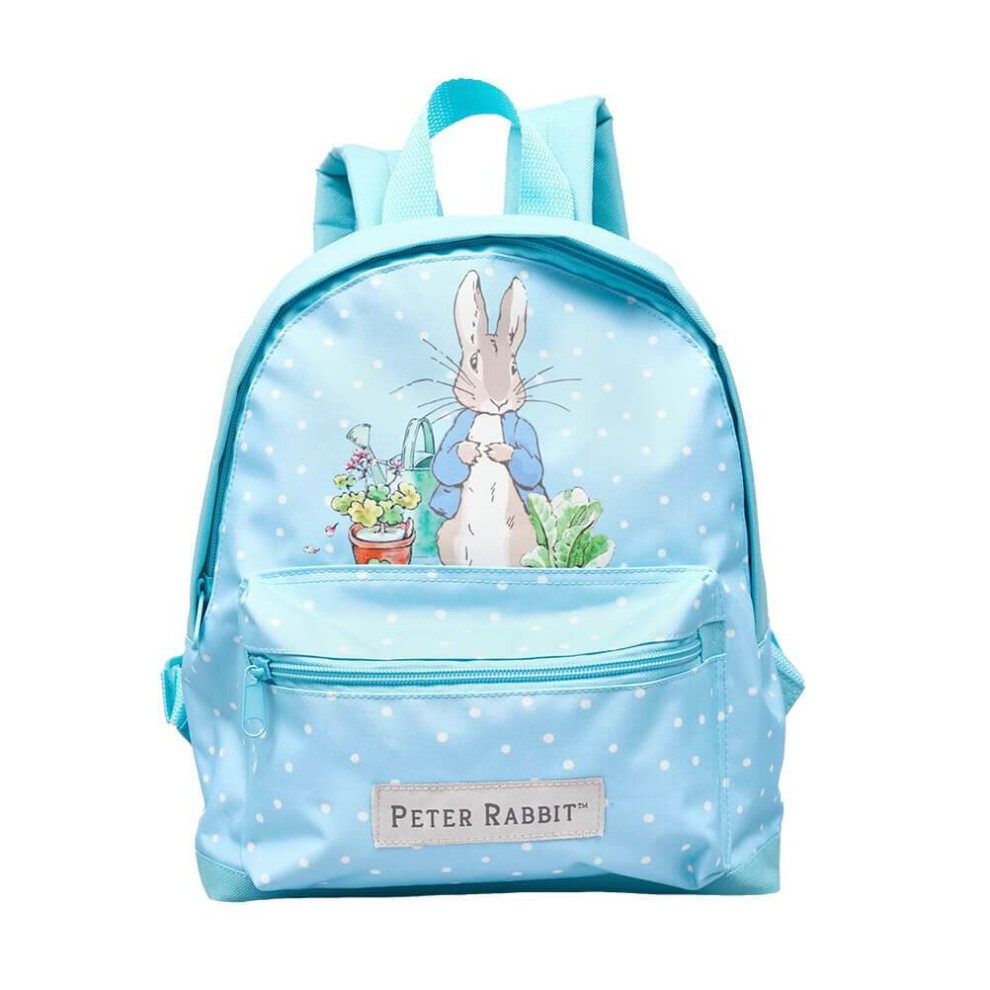 Children's Peter Rabbit Blue Polka Dot Roxy Backpack