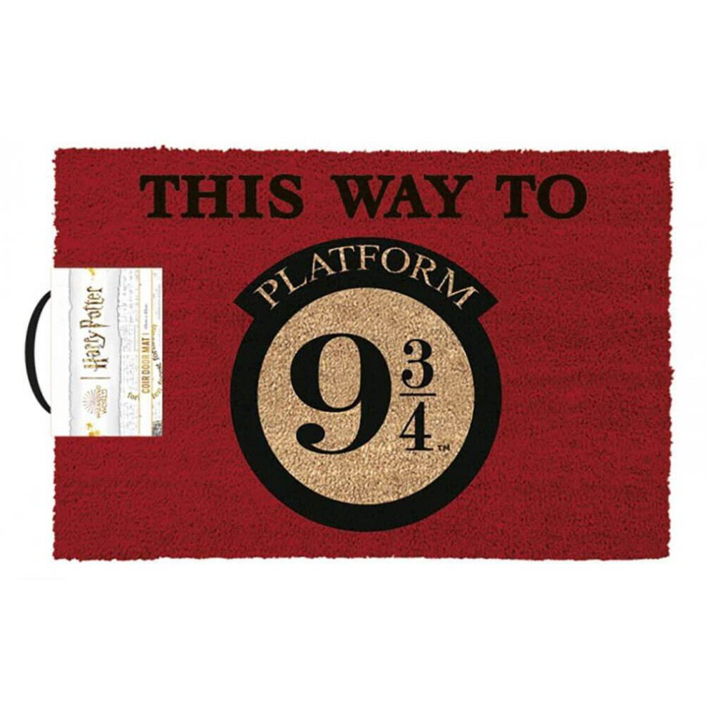 Harry Potter Platform 3/4 Doormat Size 9