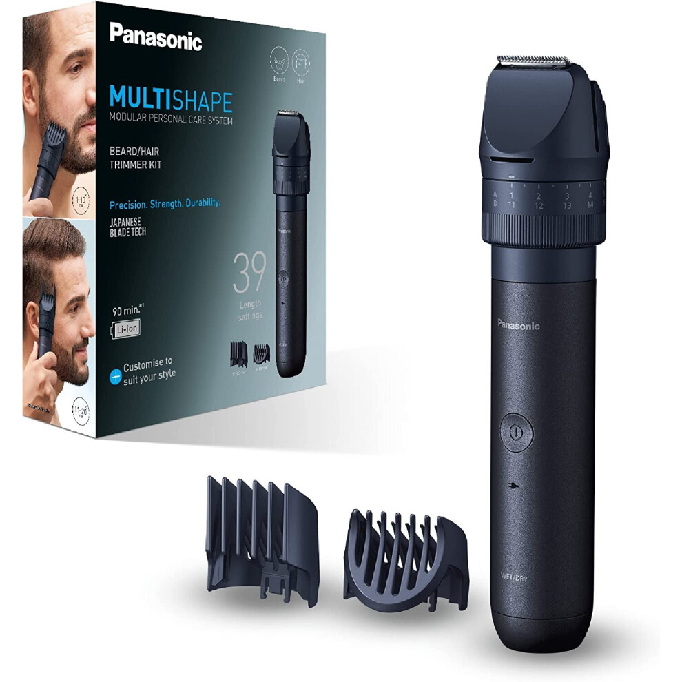 Panasonic ER-CKL1: Men's Waterproof Hair and Beard Trimmer with Rechargeable Lithium Ion Battery