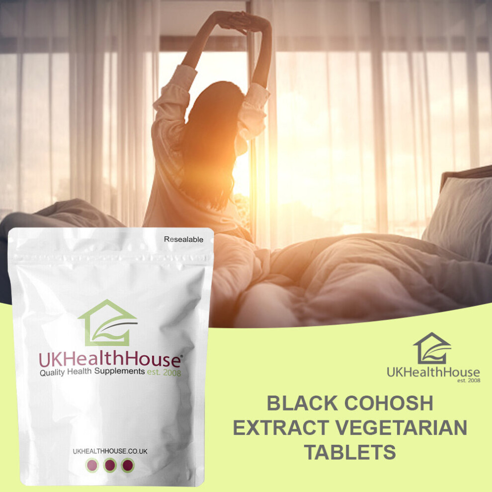 Black Cohosh Tablets 100mg x 120 - High Strength - Menopause Symptoms