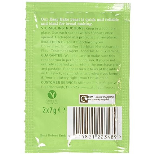 Allinsons Easy Bake Yeast Pack 7g (Pack of 48) 1