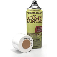 The Army Painter Colour Primer Barbarian Flesh, 400 mL Acrylic Spray Primer, Spray Paint Basecoat for Miniature Priming, Tabletop Roleplaying,