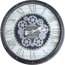 19" Modern Retro Large Battery Operated Home Living Room Kitchen Clock