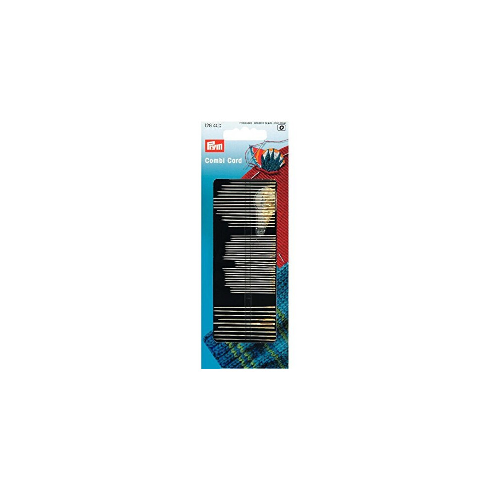 Prym Embroidery/Darning Needles With Threader - 50 Needles Assorted
