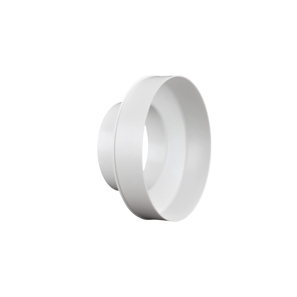 Fantronix Round Ducting Reducer 150Mm To 100Mm - 6 To 4 Inch Duct Pipe Reduction Coupler For Extractor Fans, Cooker Hood Tumble Dryer Ventilation 5060407919744