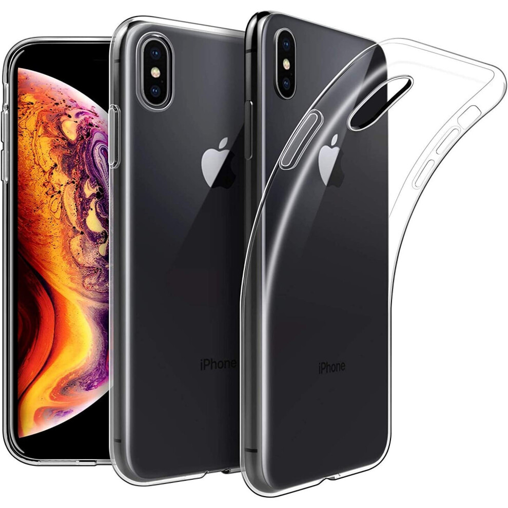 Kp Technology Iphone Xs/Iphone X - Clear Case Ultra Thin Transparent Silicone Gel Cover For Iphone Xs/Iphone X (Clear) 634894257150