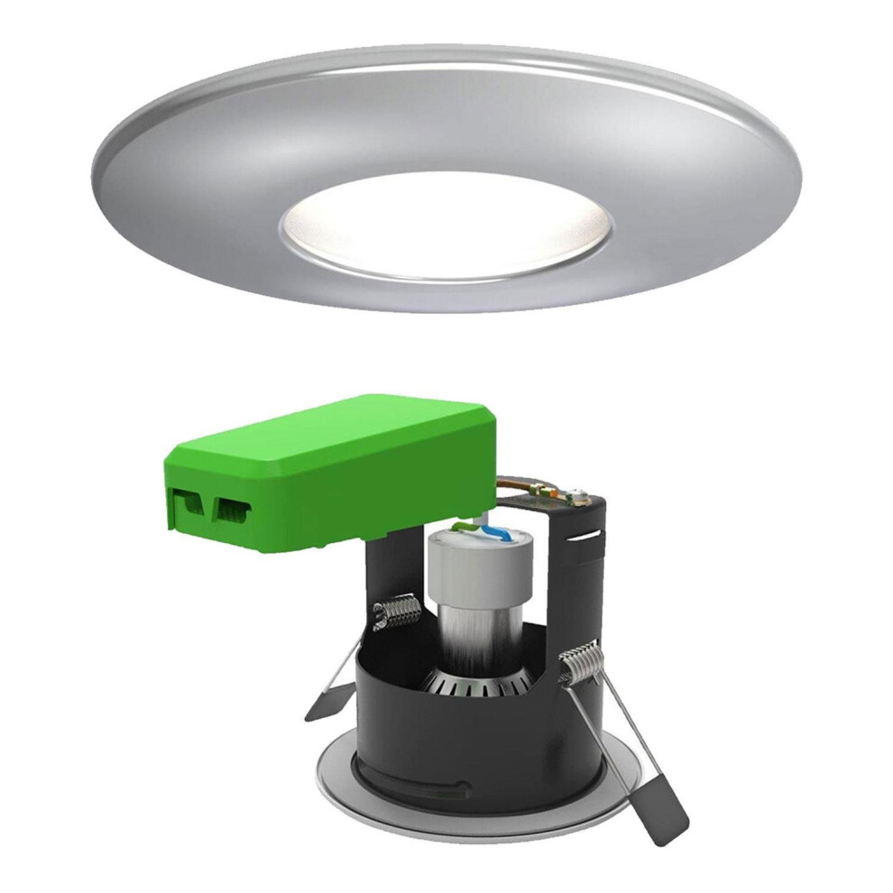 Wiz 4Lite Connected Gu10 Smart Led White Bulb & Chrome Downlight Ip65