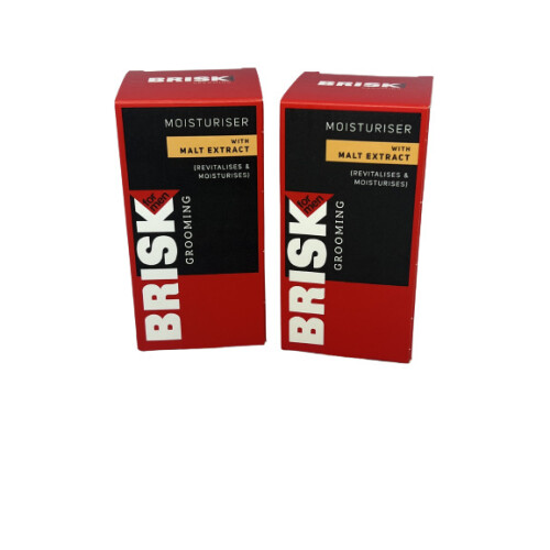 Brisk Grooming Men Moisturiser with Malt Extract - 50ml x 2