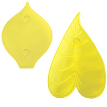 PME 103FF041 JEM Life Size Arum Lily & Leaf Cutters, Set of 2, White, 11 x 2 x 17 cm