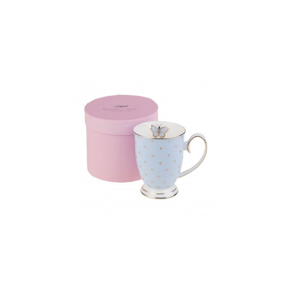 Miss Darcy Butterfly Boxed Mug (Powder Blue)