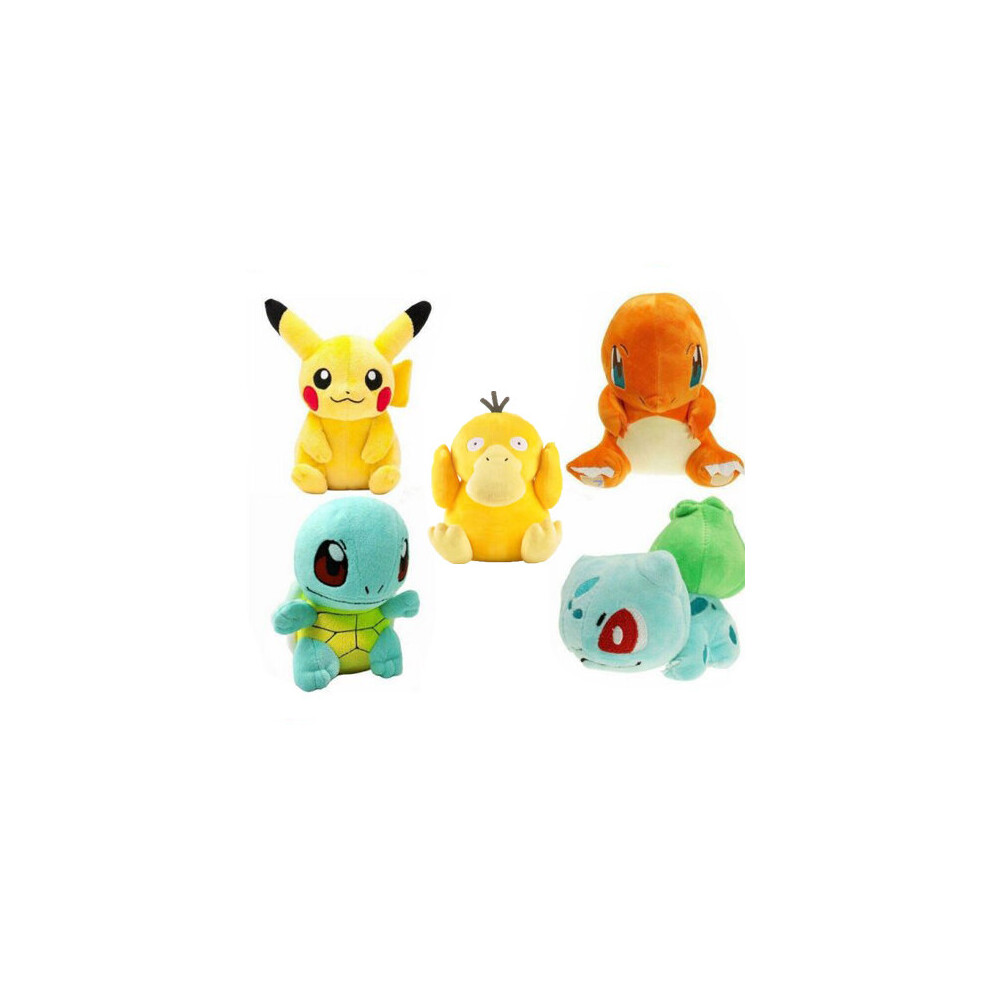 (5pcs) Pokemon Pikachu Squirtle Plush Toy Stuffed Doll