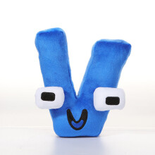 (V) Alphabet Lore Plush Toy Doll Kawaii English Letter