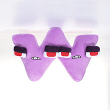 (W) Alphabet Lore Plush Toy Doll Kawaii English Letter