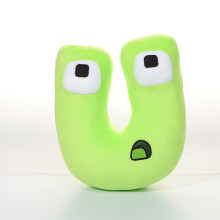 (U) Alphabet Lore Plush Toy Doll Kawaii English Letter