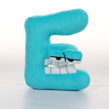 (E) Alphabet Lore Plush Toy Doll Kawaii English Letter