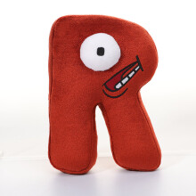 (R) Alphabet Lore Plush Toy Doll Kawaii English Letter