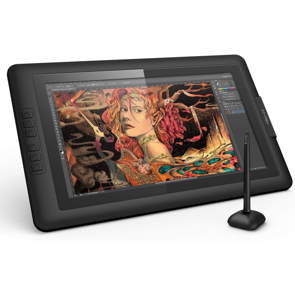 XP-Pen Artist15.6 15.6" Graphics Drawing Tablet with Screen Pen Display 8192 Pen Pressure 6 Hot Keys 1920x180 FHD