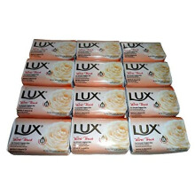 12 x Lux Velvet Touch Soap Bars for Smooth Fragrant of Jasmine & Almond Oil 80g