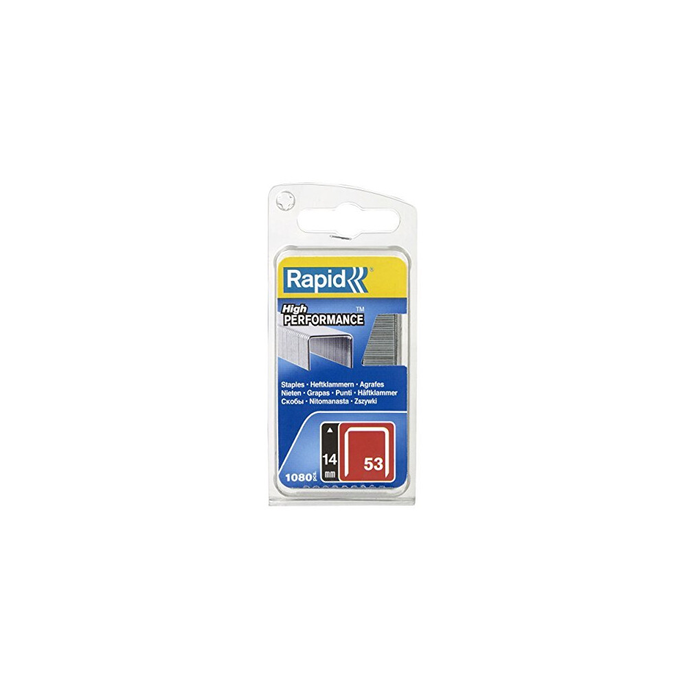 Rapid Staples, No.53, Leg Length 14 mm, High Performance, 40109506 - 1080 Pieces