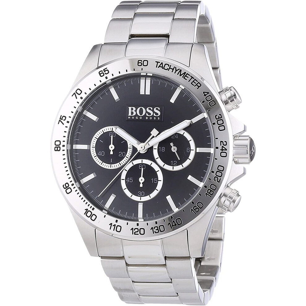 Hugo Boss Men's Chronograph Quartz Watch with Stainless Steel Bracelet ? 1512965