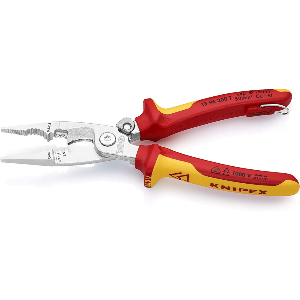 KNIPEX Pliers for Electrical Installation 1000V-insulated (200 mm) 13 96 200 T