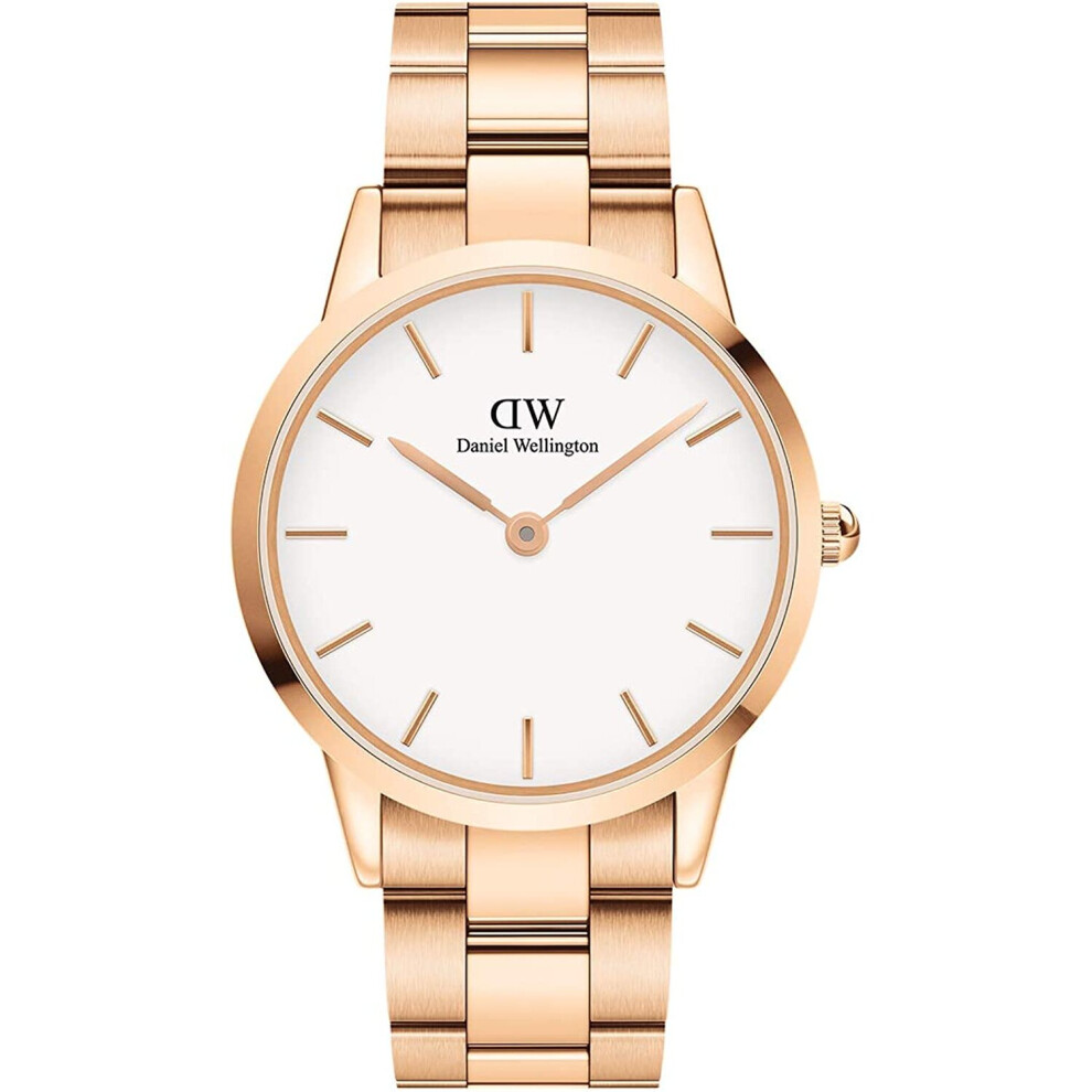 Daniel Wellington Iconic Link Watch, Rose Gold or Silver Link Bracelet