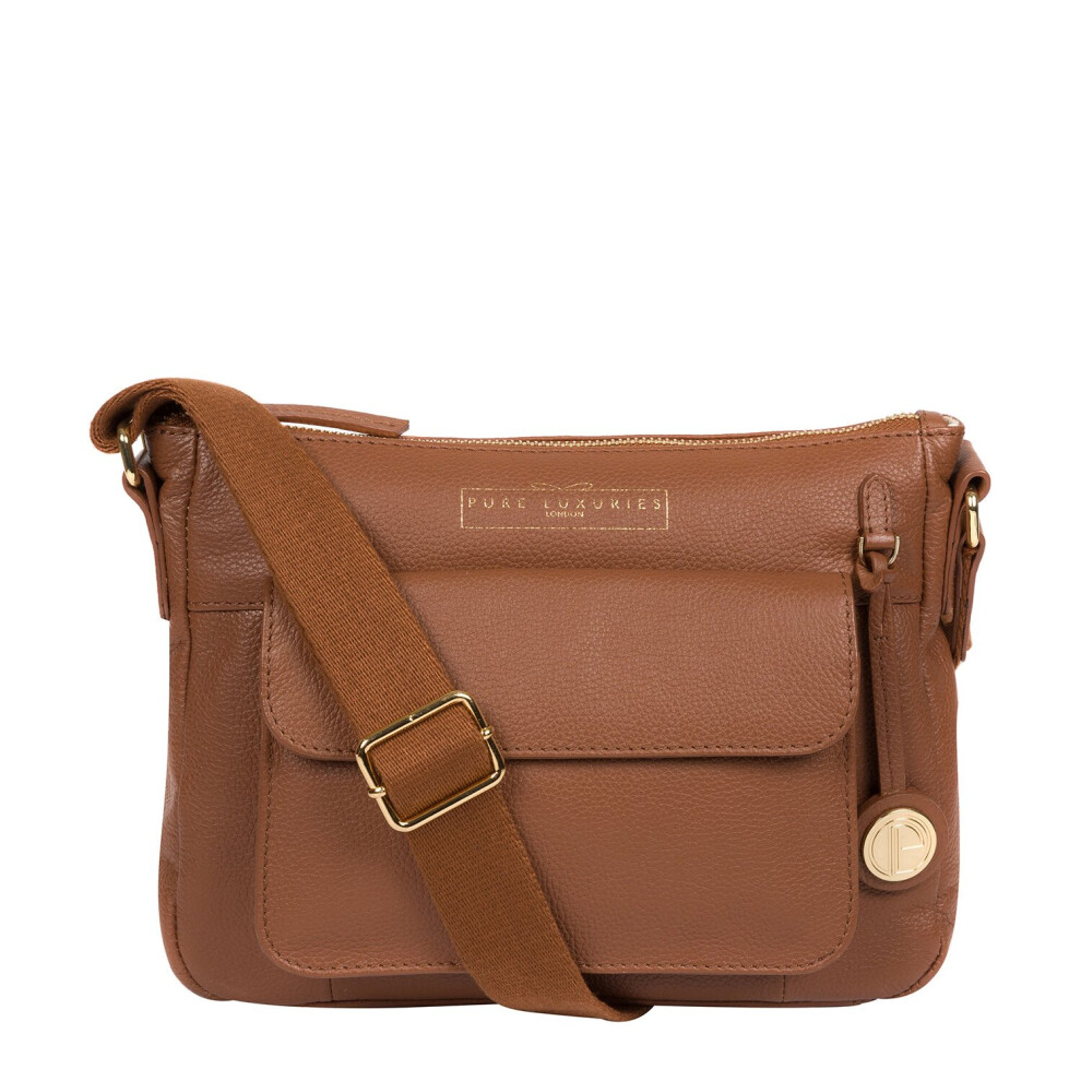 'Tindall' Tan Leather Shoulder Bag