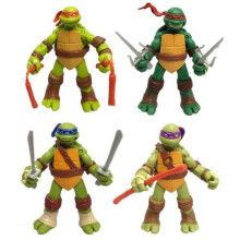 12cm Teenage Mutant Ninja Turtles Figurines- 4 Pack