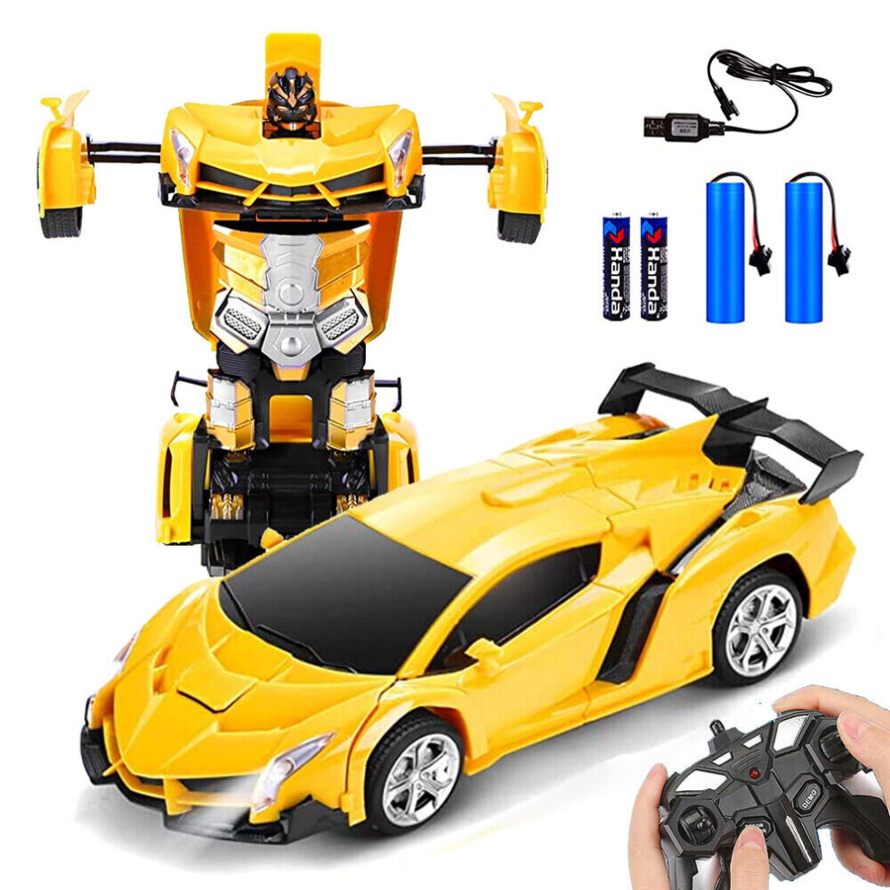 Transforming Toy Remote Control Transform Car Deformation Robot RC Car