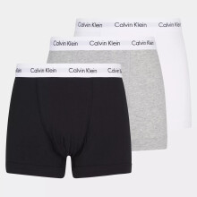 (Clavin Klein Trunks Multicoloured XL) Calvin Klein 3 Pack Trunks Black / Grey / White