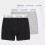 Calvin Klein (M) Calvin Klein 3 Pack Trunks Black / Grey / White 1