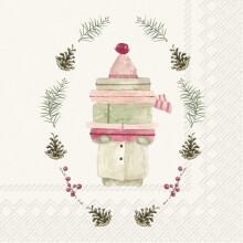 Christmas Present Festive Print Cocktail Paper Napkin 20-Pack Disposable 3-Ply