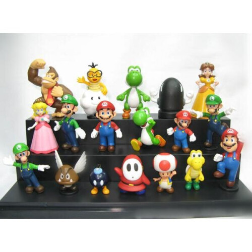 Super Mario 18 Pack Figuras Presentes de Natal 1