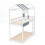Living And Home Modern Twin Bunk Bed Slatted Board House Shaped 4
