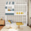 Living And Home Modern Twin Bunk Bed Slatted Board House Shaped 2