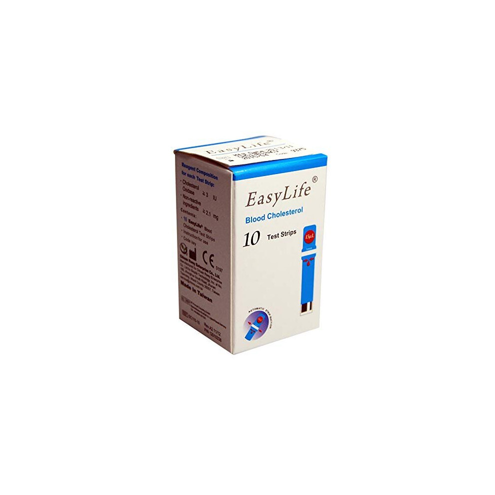 EasyLife Cholesterol Test Strips (10 Pcs/vial)