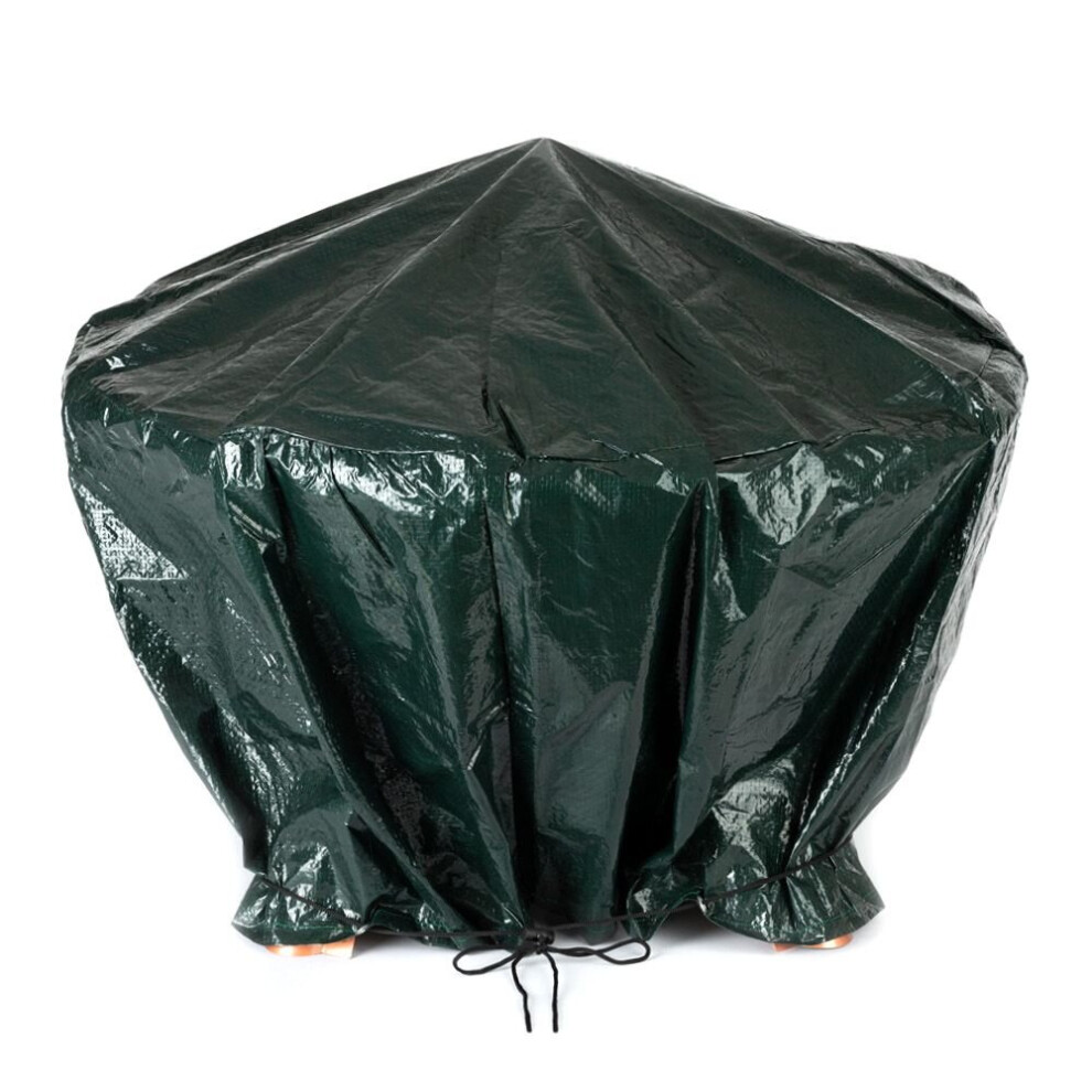 Hillington Large Waterproof Firepit Cover Fire Pit Bbq Rain Garden Uv Protector New Premium