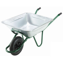 Walsall Smithfield Galvanised Wheelbarrow - 175 Ltr / 100kg - With Pneumatic Wheel