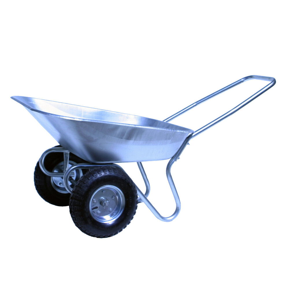 Bristol Tool Company Bristol Two Pneumatic Wheel Tipper Wheelbarrow - 65 Ltr / - Pneumatic Wheel 120Kg