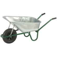 Walsall Professional Galvanised Wheelbarrow - 120 Ltr / 150kg With Puncture Proof Wheels