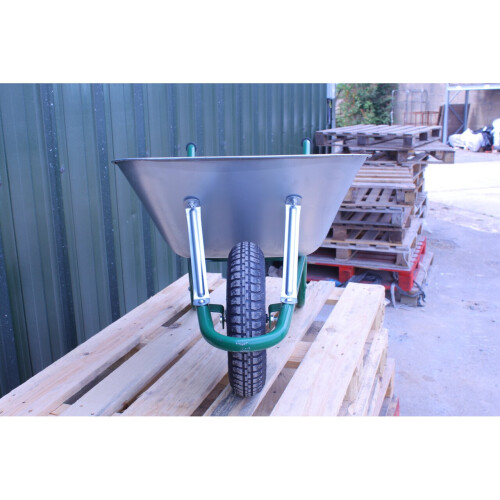 Walsall Easiload Galvanised Wheelbarrow - 85 Ltr / 150kg - Solid Wheel 1