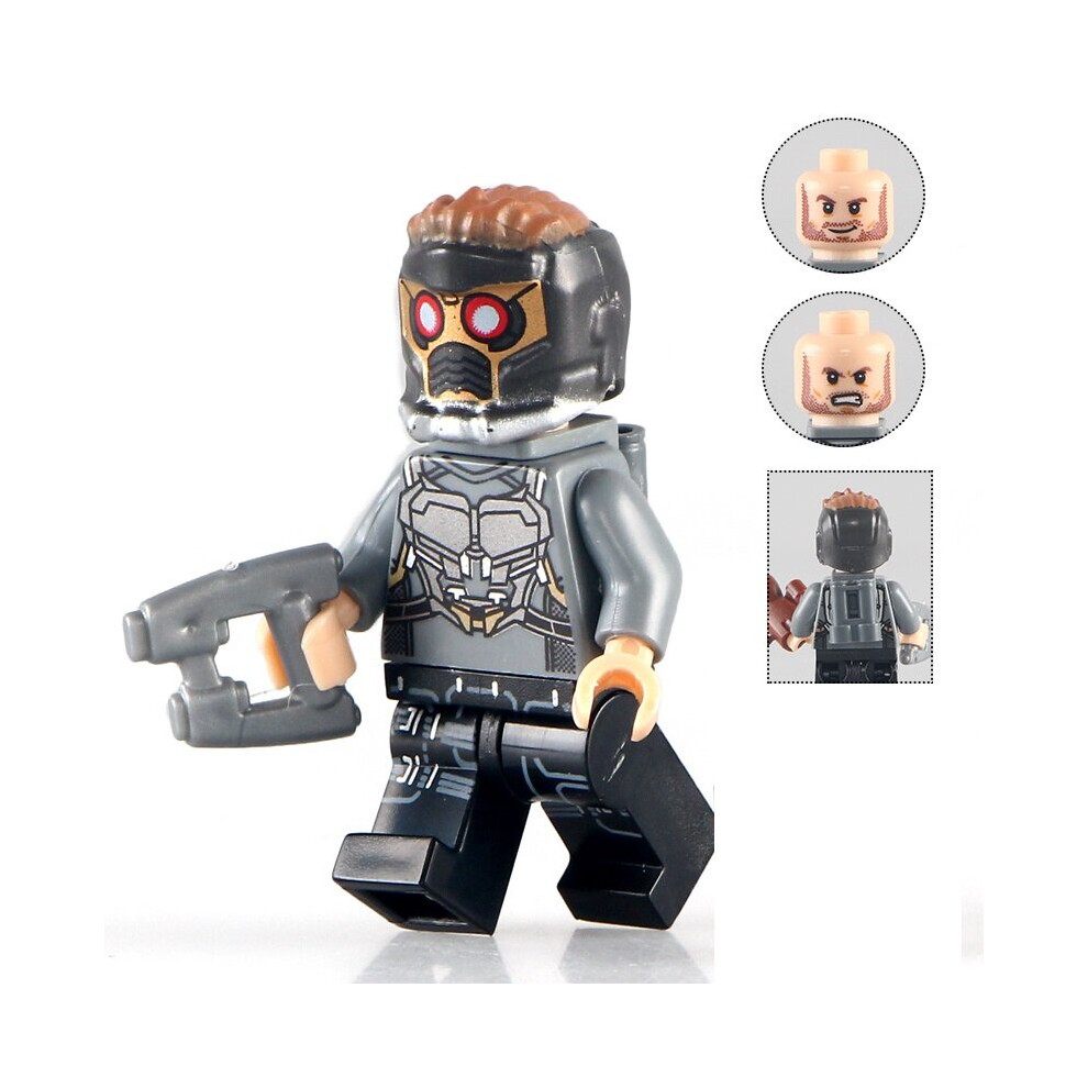 (STAR LORD) Guardians of the Galaxy Minifigure) Fit Lego Guardians of the Galaxy Avengers Minifigures Kids Toys gifts Christmas Gift