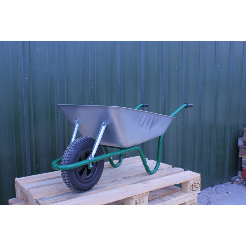 Walsall Easiload Galvanised Wheelbarrow - 85 Ltr / 150kg - Solid Wheel 2